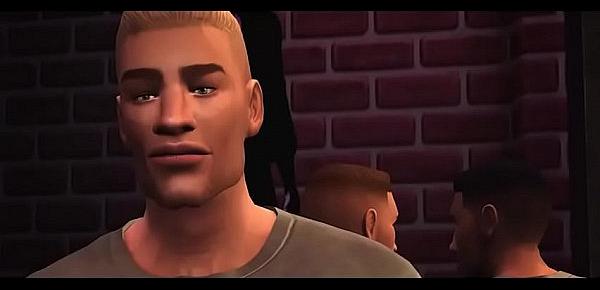  SIMS 4 - College Twink Getting Plowed by Straight Military Roommate